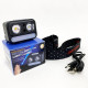 Налобный светодиодный фонарь для ночных прогулок 2069-XPG+XPG+5SMD Motion sensor, Головной фонарик FK-44