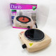 Бытовая плита для приготовления DARIO DHP121B 1200Вт, Плита электрическая мощная, Мини электроплита UC-94