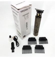 Машинка для точной стрижки бороды и волос Vintage T9-1, Машинка для стрижки акуммуляторная KV-77