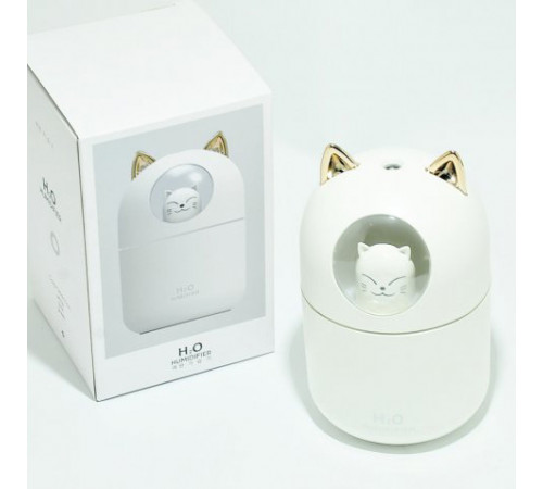 Увлажнитель воздуха Humidifier H2O Cat USB с котиком на 300мл. Цвет: белый LJ-67