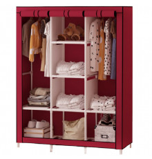 Складна текстильна шафа для одягу WARDROBE, Шафа каркасна розбірна Тканинна для білизни DO-63