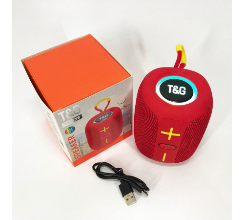 Маленька колонка для вулиці TG658, Портативна колонка з led підсвічуванням Якісна Bluetooth NL-44 за 594 грн