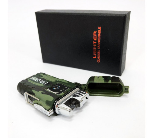 Запальничка USB з індикатором заряду JL317 Explorer, Запальничка з сенсорним включенням FR-28