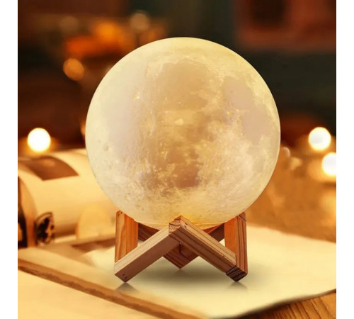 Силиконовый ночник для дома Moon Lamp 18 см, Мягкий силиконовый ночник для любимой TB-91