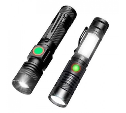 Светодиодный рабочий фонарь перезаряжаемый портативный BL-502 T6+COB, Фонарик police оригинал BS-96