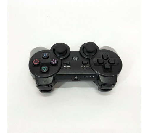 Бездротовий ігровий геймпад Doubleshock PS3/PC акумуляторний джойстик з функцією вібрації. Колір: чорний ZC-34 за 460 грн