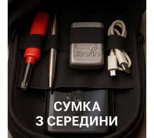 Тактические сумки для города, Тактический мессенджер, Мужская сумка через плечо вместительная CA-17
