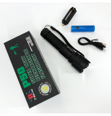 Ліхтар ручний батарейний Bailong BL-Z01-P50, LED ліхтар потужний на вулицю Тактичний для армії GZ-39