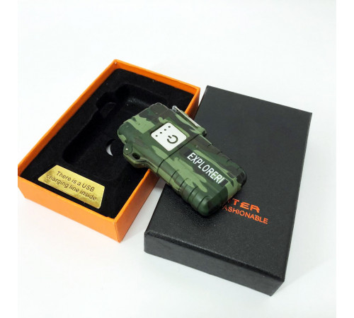Запальничка USB з індикатором заряду JL317 Explorer, Запальничка з сенсорним включенням FR-28