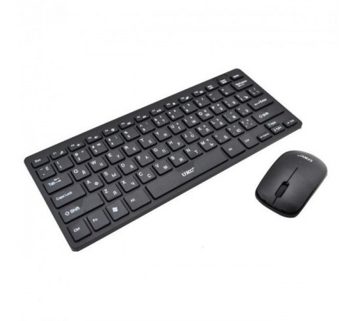Беспроводная клавиатура IOS с мышкой Keyboard Wireless 901. Цвет: черный YK-81
