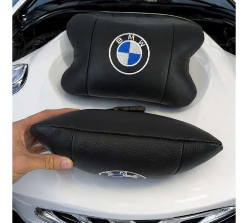 Автоподушка під голову BMW, Сувенірні автомобільні подушки, Авто подушка під шию, Авто подушки в машину JC-65