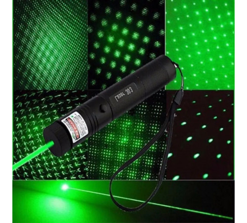 Надпотужна лазерна указка, Указка лазерна зеленого кольору Laser 303 Оптична UK-97