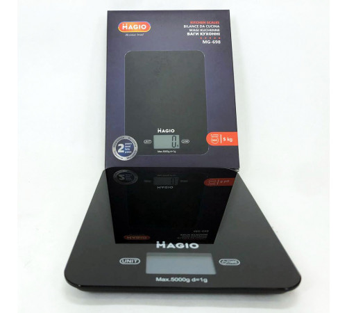 Электронные весы для продуктов Magio MG-698 5кг, Кухонные весы с жк-дисплеем функция отминусовки тары CY-55