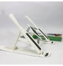 Підставка для ноутбука Multi-Position foldable bracket JC-25 8х22смСтильна підставка. Колір: білий BF-58