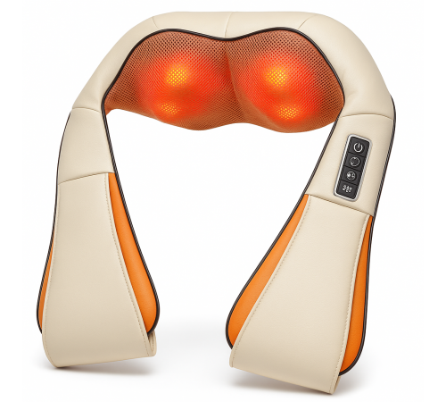 Шийна подушка для масажу massager of neck, Роликові масажери, Автоматична масажна подушка на шию DX-21 за 1037 грн