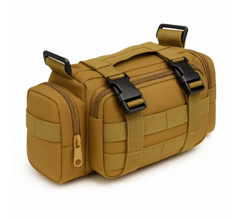Сумка - підсумок тактична поясна Tactical військова, сумка нагрудна з ременем на плече 5 літрів кордура LU-33