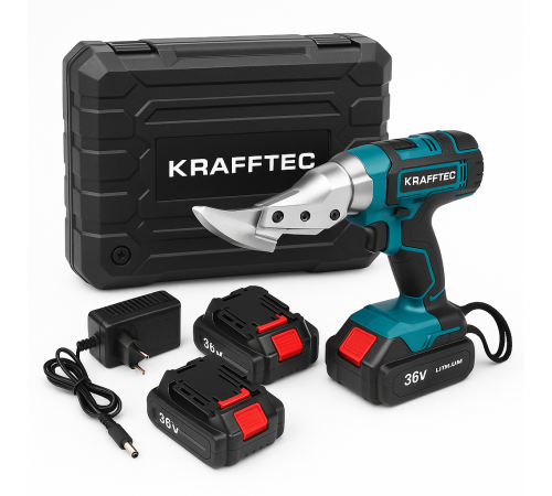 Продольная резка металла Krafftec, Ножницы по металлу для гофры, Электрические высечные ножницы FN-63