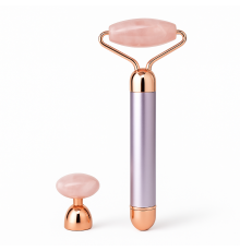 Массажер ролик электрический для лица Facial Roller Massager. Цвет: бежевый OW-44