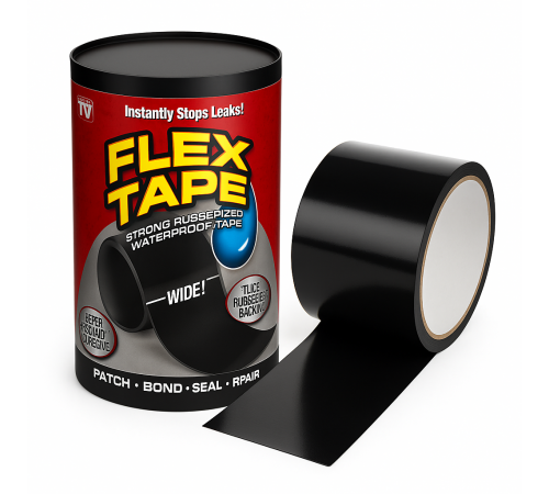 Сверхпрочная лента FLEX TAPE 20см для ремонта и склеивания DZ-99