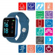 Smart Watch T80S, два браслета, температура тела, давление, оксиметр. Цвет: синий ED-10