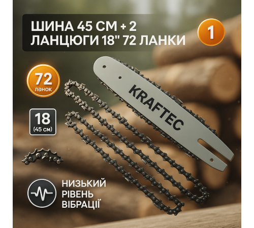 Пильная цепь для легкой бензопилы, Цепи для цепных пил, Шина цепных сучкорезов Шина и цепь WB-44