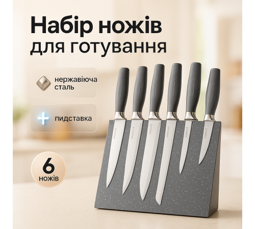 Набор кухонных ножей для поваров, Кухонный набор ножей для нарезки, Кухонные ножи из хорошей стали OM-10