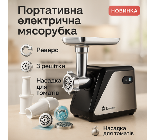 Електрична м'ясорубка 2500, Електрична м'ясорубка з безліччю насадок Кращі електро 'ясорубки для дому MY-29