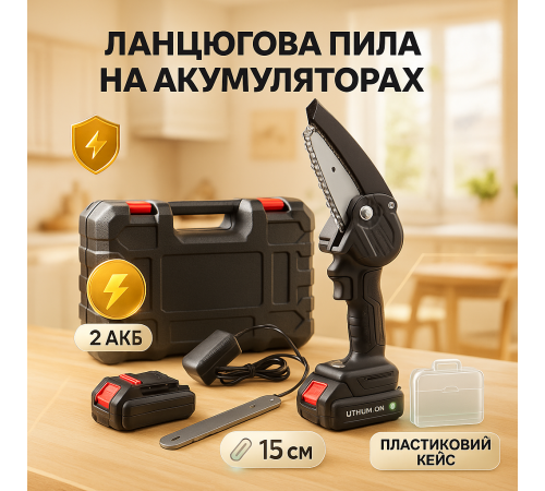 Электрическая пила для точного распила древесины, Электрическая цепная пила для кустарников BM-52