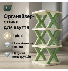 Вместительный органайзер для хранения обуви, Стеллаж для обуви узкий Держатель в шкаф TS-12
