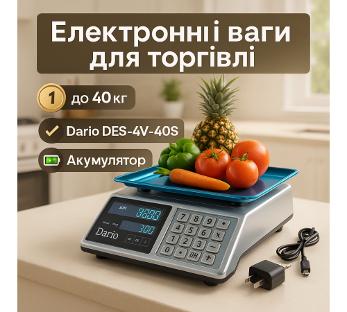Весы торговые электронные 50кг, Весы для выездной торговли Кухонные для взвешивания продуктов JQ-87