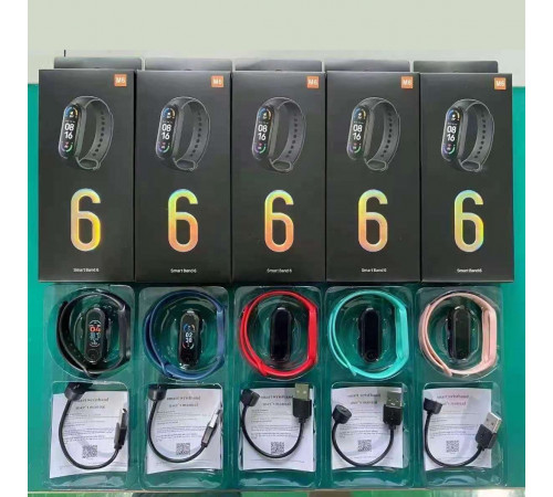 Фитнес браслет FitPro Smart Band M6 (смарт часы, пульсоксиметр, пульс). Цвет: зеленый PO-70