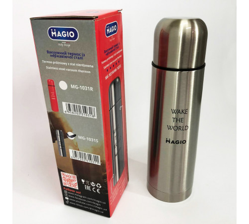 Термокружки для спорта MAGIO MG-1031S 0.5 л, Термос для теплых напитков Термос чая топ GB-30