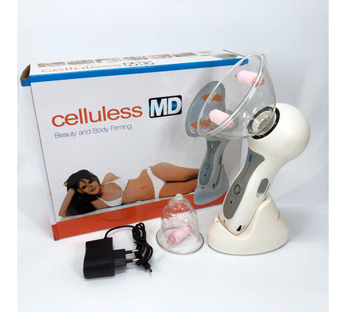 Массажер вакуумный антицеллюлитный Celluless MD NEW вакуумно-роликовый эффективный массажер Целлюлес BS-71