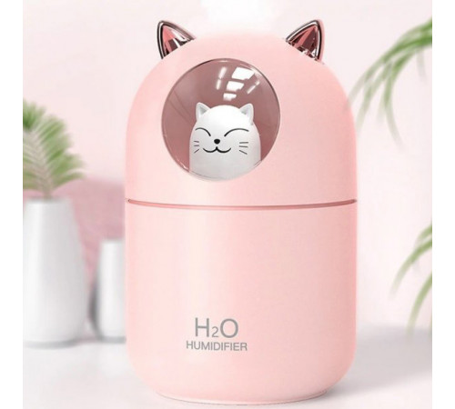 Увлажнитель воздуха Humidifier H2O Cat USB с котиком на 300мл. Цвет: розовый TR-22