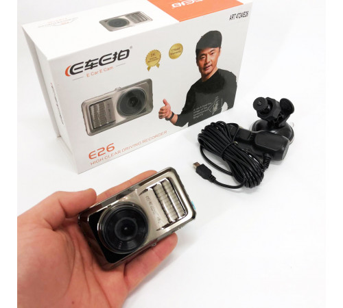 Регистратор в машину DVR E26 1080p, Регистратор с камерой на машину, Авторегистраторы VP-13