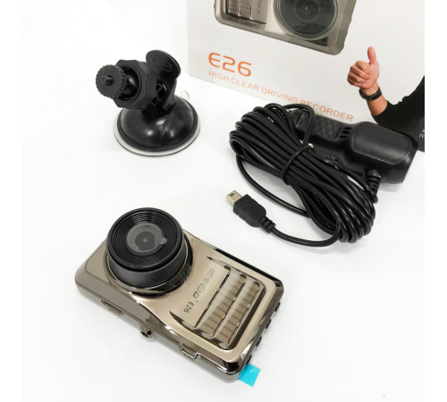 Регистратор в машину DVR E26 1080p, Регистратор с камерой на машину, Авторегистраторы VP-13