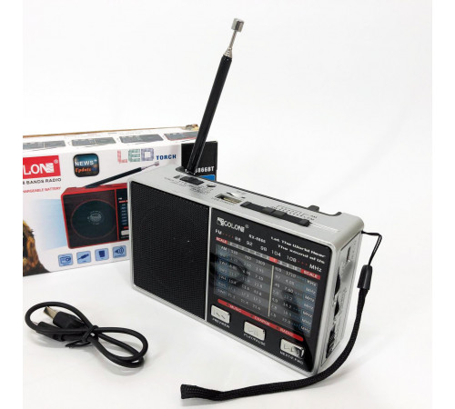 Радио fm с встроенным usb-плеером, Радио с мр3 проигрывателем, Радиоприемник удобный, Радиоприемники фм JY-98
