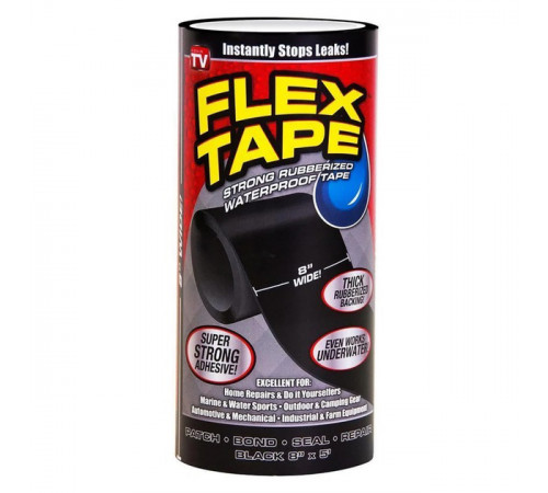 Сверхпрочная лента FLEX TAPE 20см для ремонта и склеивания DZ-99