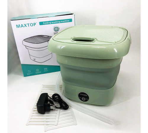 Маленькая стиральная машинка мобильная MAXTOP, Портативная стиральная машина AX-74