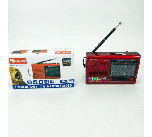 Радиоприемник с хорошим приемом для дачи MP3 USB Golon RX-6622, Фм радиоприемник от сети 220в IL-63