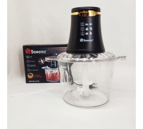 Блендер с защитой от разбрызгивания Domotec, Эргономичный блендер для кухни с острым лезвием QK-70