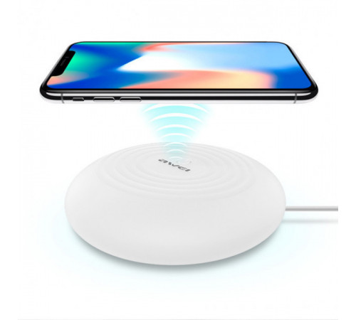 Бесконтактная зарядка айфон 7 COLOR Awei W7, Зарядное устройство для телефона беспроводное NZ-44