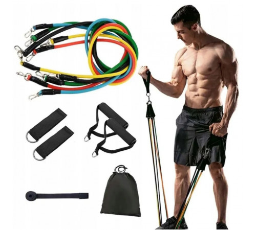 Эспандер петля для турника exercise pipe, Жгут эспандер для занятия Лента пилатеса YC-24