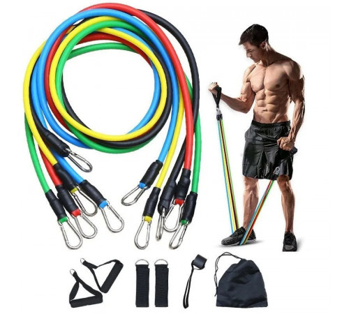 Эспандер петля для турника exercise pipe, Жгут эспандер для занятия Лента пилатеса YC-24