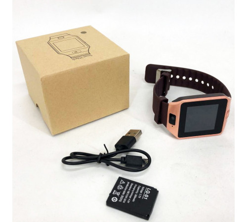 Смарт-годинник Smart Watch DZ09. Колір: золотий OF-39 за 587 грн