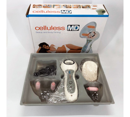 Массажер вакуумный антицеллюлитный Celluless MD NEW вакуумно-роликовый эффективный массажер Целлюлес BS-71