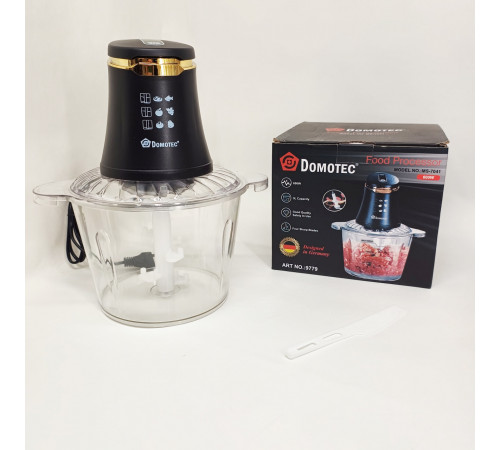 Блендер с защитой от разбрызгивания Domotec, Эргономичный блендер для кухни с острым лезвием QK-70
