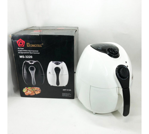 Аэрофритюрница электрическая для дома Domotec, Аэрофритюрница с функцией приготовления разных блюд DA-45