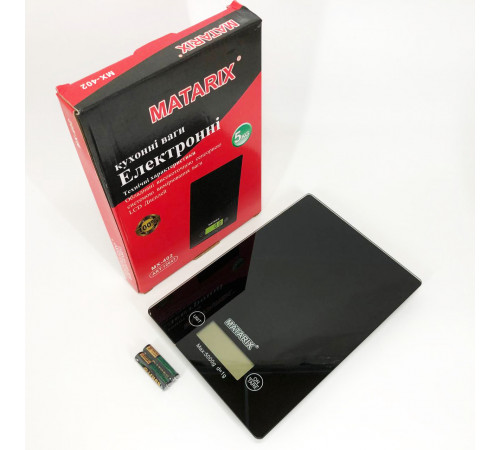 Весы с цифровым дисплеем для кухни Matarix MX-402 5 кг, Электронные кухонные весы для ресторана LH-92