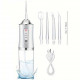 Іригатор для чищення зубів та порожнини рота Oral Irrigator з акумулятором та змінними насадками White GJ-76